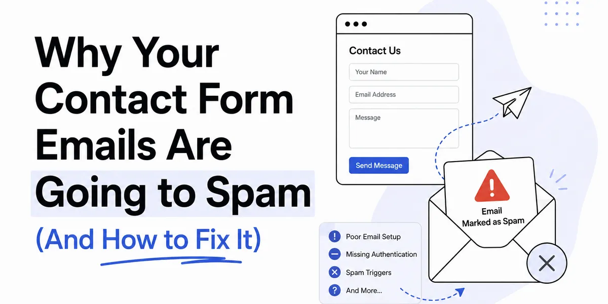 An email notification filtered into a spam folder