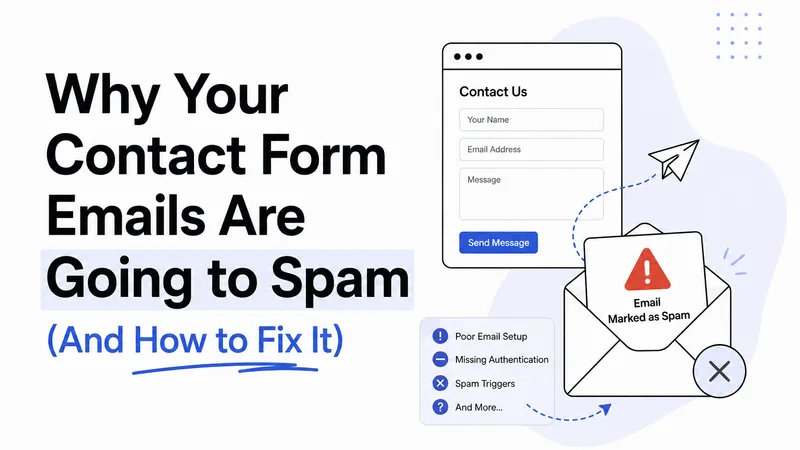 An email notification filtered into a spam folder